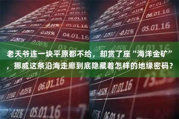 老天爷连一块平原都不给，却赏了座“海洋金矿”，挪威这条沿海走廊到底隐藏着怎样的地缘密码？