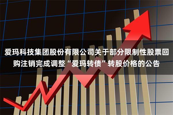 爱玛科技集团股份有限公司关于部分限制性股票回购注销完成调整“爱玛转债”转股价格的公告