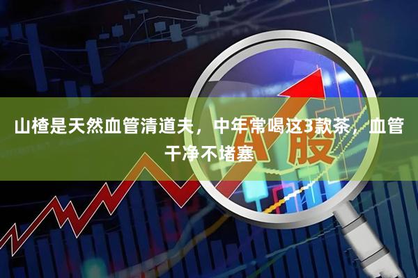 山楂是天然血管清道夫,中年常喝这3款茶,血管干净不堵塞